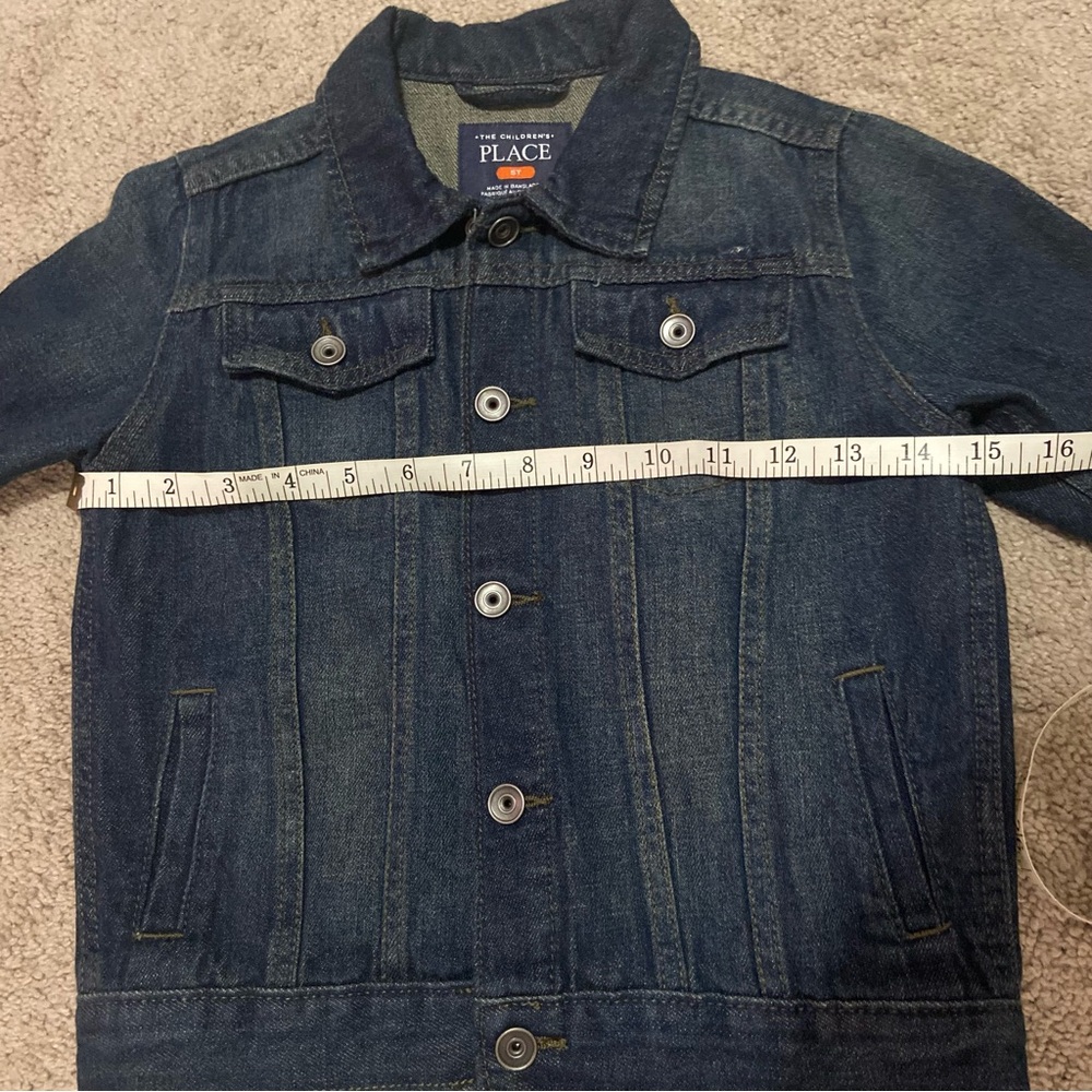 Dark Wash Denim Jacket Size 5T - Picture 7 of 11